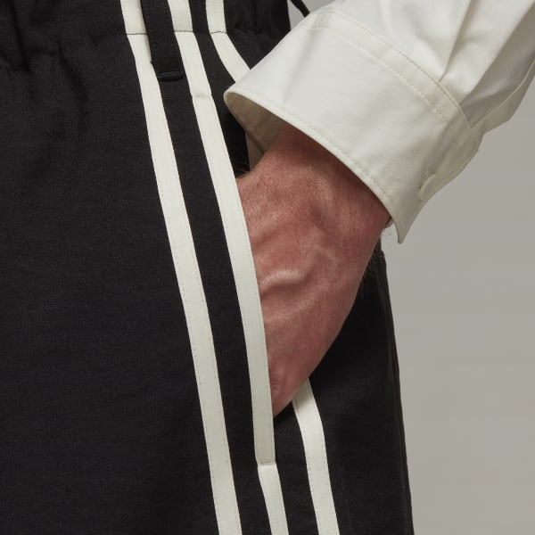 Nero Y-3 Sport Uniform Straight-Leg 3-Stripes Pants