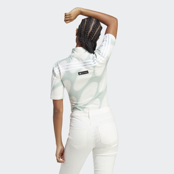 Vit adidas x Marimekko Future Icons Three Stripes Bodysuit