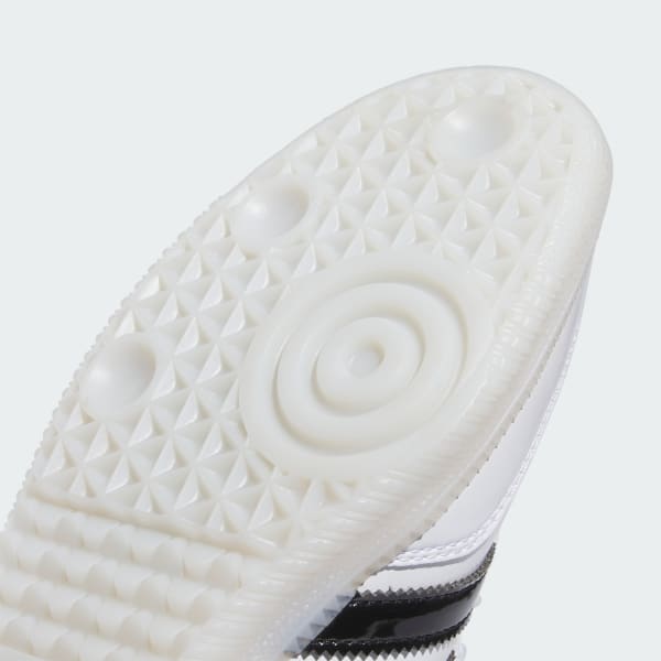White discount leather sambas
