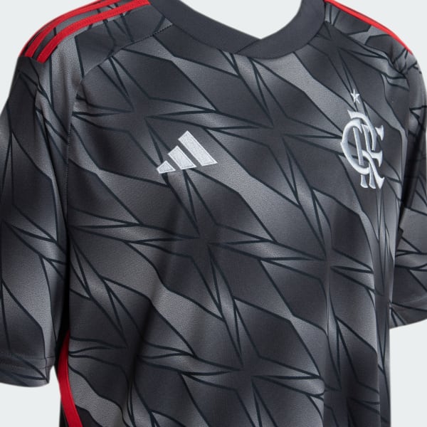 Cinza Camisa Flamengo III Infantil 24