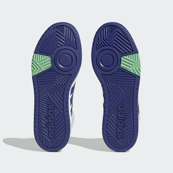 Blanco Zapatillas Hoops 3 Mid