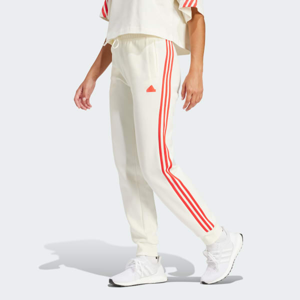 Blanc Pantalon standard 3 bandes Future Icons