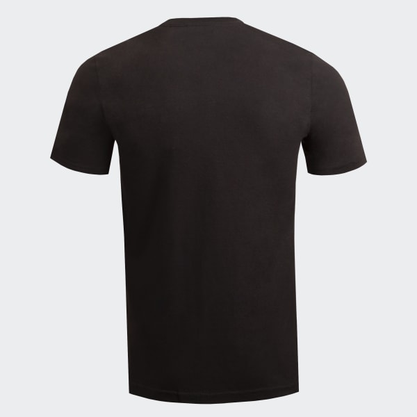 Negro Camiseta Graphic Positive Aura Linear