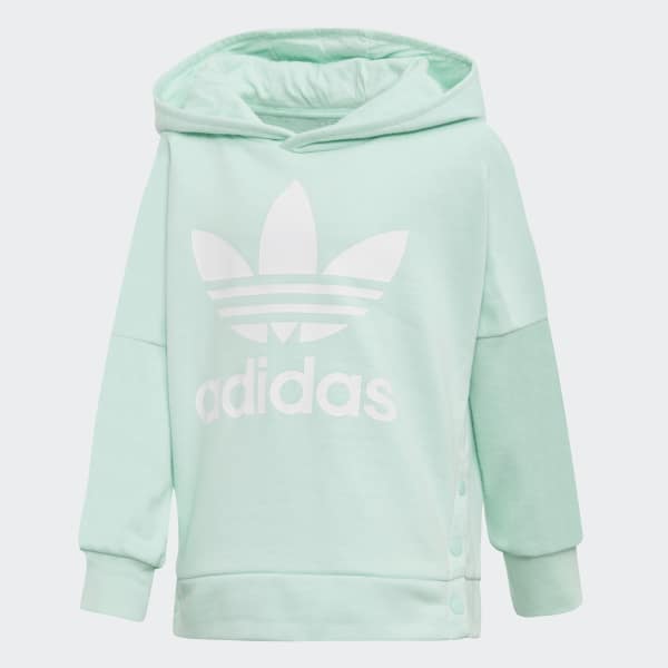 clear mint adidas hoodie