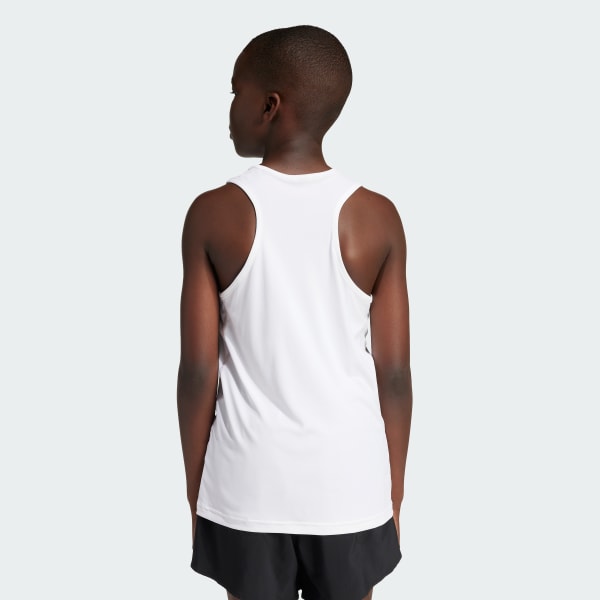 White Team Singlet Kids