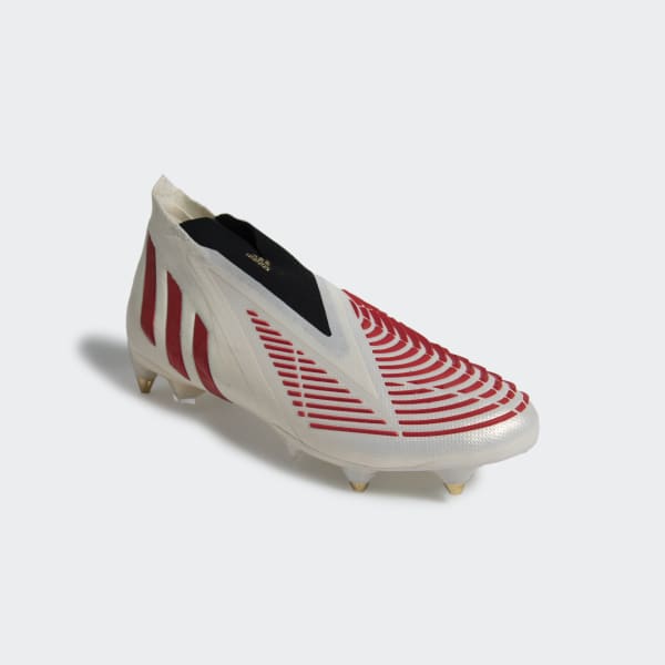 Branco Chuteira Predator Edge+ Campo