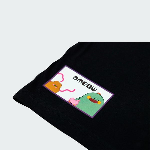 Black adidas ESS TEE x DMEOW I