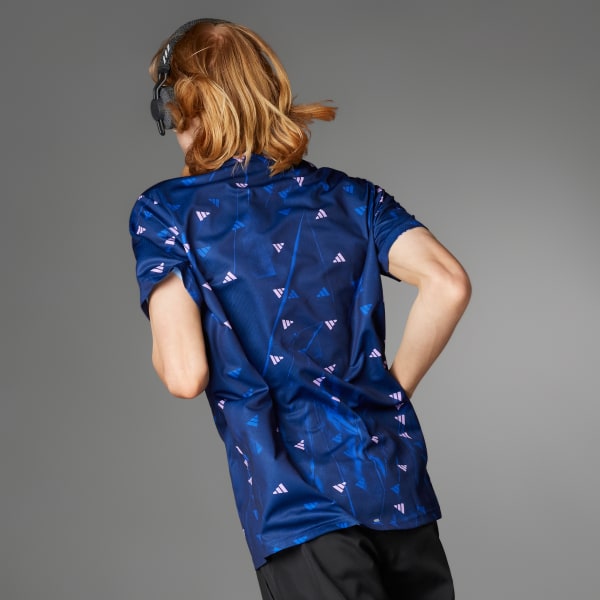 Azul Polera Run It Brand Love