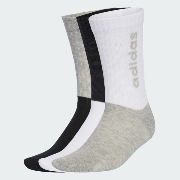 Negro Calcetines Clásicos Lineales 3 Pares Niños