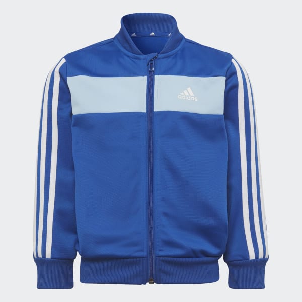 modrá Sportovní souprava Essentials 3-Stripes Shiny