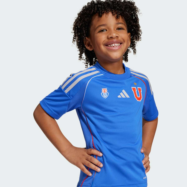 Conjunto niño Local Universidad de Chile 2025 Azul adidas