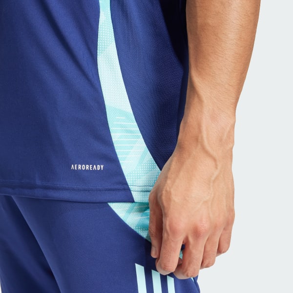 adidas Arsenal Tiro 24 Training Jersey - Blue | Free