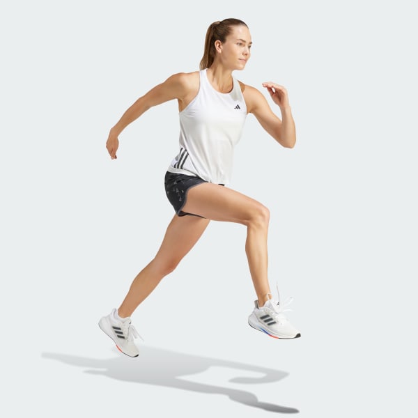 White Own The Run Tank Top
