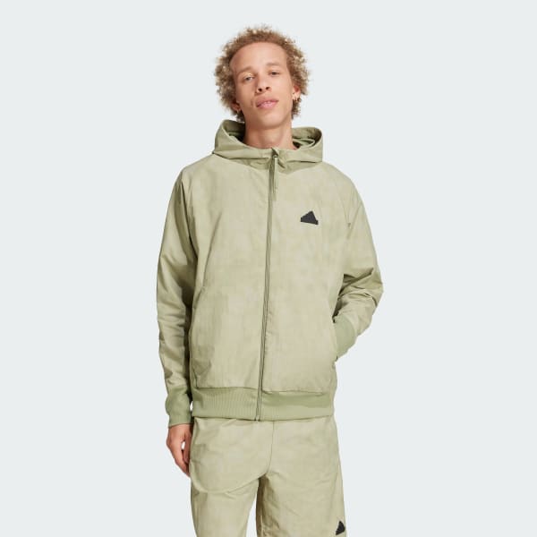 Jaqueta Malha Zíper Z.N.E. - Verde adidas | adidas Brasil Jaqueta Malha Zíper Z.N.E. - Verde adidas | adidas Brasil