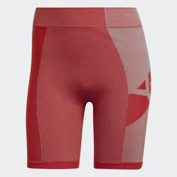 Red Y-3 Classic Seamless Knit Short Tights KH942