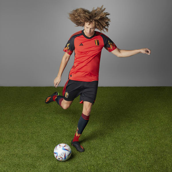 adidas 2022-23 Belgium Authentic Home Jersey - Red-Black in 2023