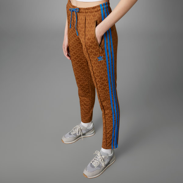 adidas Adicolor 70s SST Track Pants - Brown | Women's Lifestyle