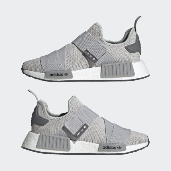 adidas NMD_R1 Strap Shoes - Grey, Women's Lifestyle