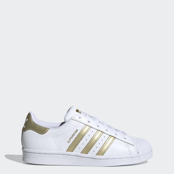 Adidas superstar gold stripes shop