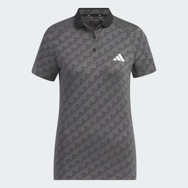 Grey HEAT.RDY Jacquard Short Sleeve Polo Shirt