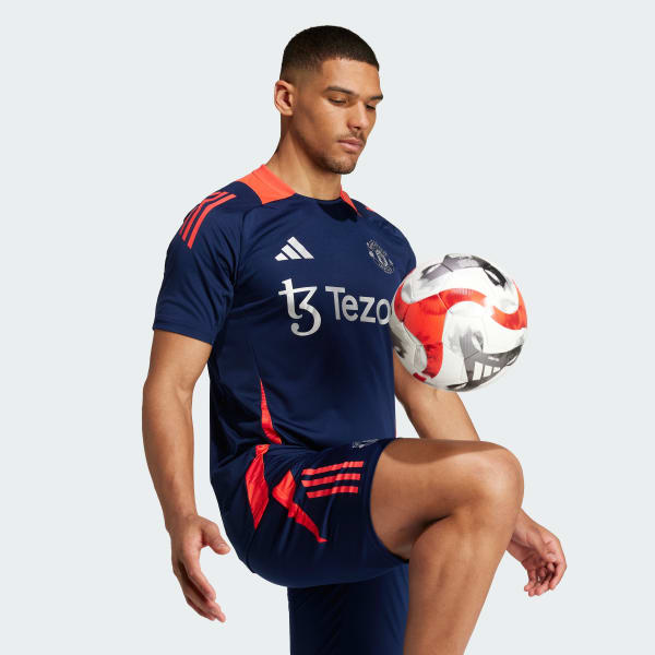 Blue Manchester United Tiro 24 Training Jersey