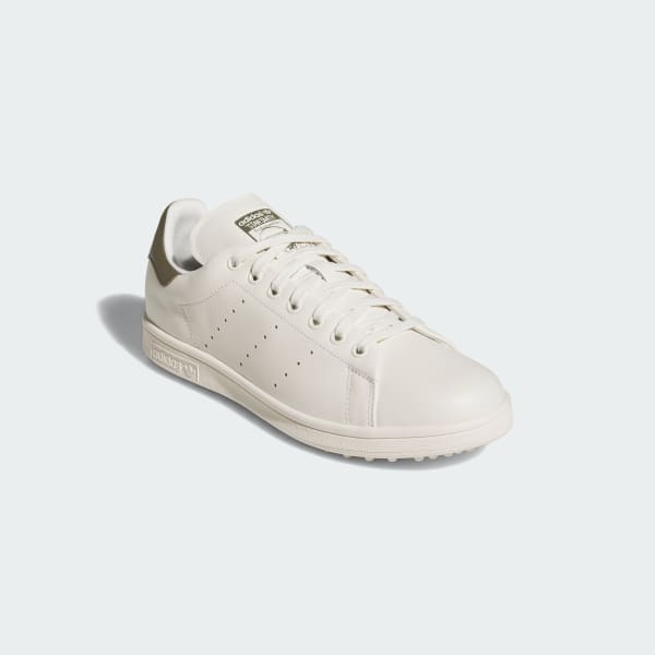 Weiss Stan Smith Spikeless Golfschuh