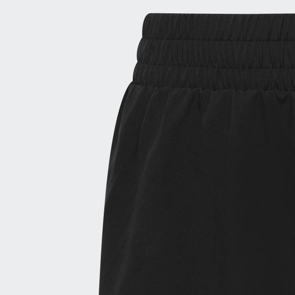 Black Essentials AEROREADY 3-Stripes Shorts