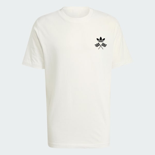 Weiss ADI RACING CAR GRAPHIC T-SHIRT