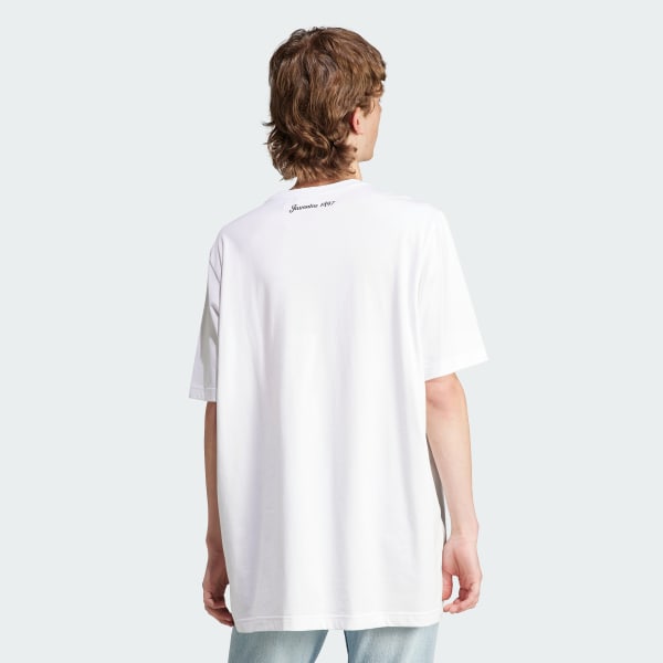 White Juventus Essentials Trefoil Tee