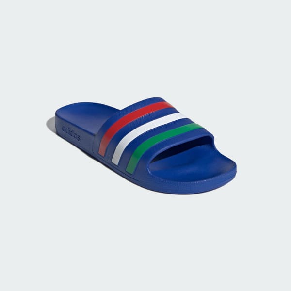 Blue Adilette Aqua Slides