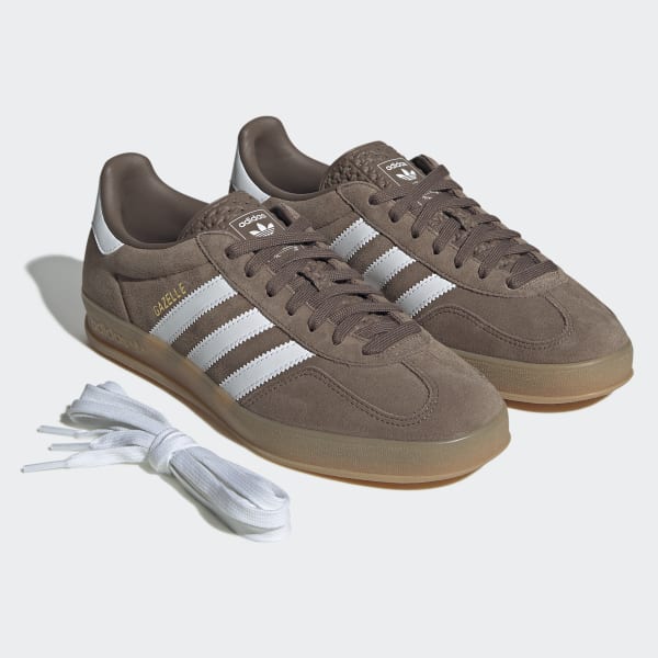 adidas Gazelle Indoor Shoes - Brown | Free Shipping with
