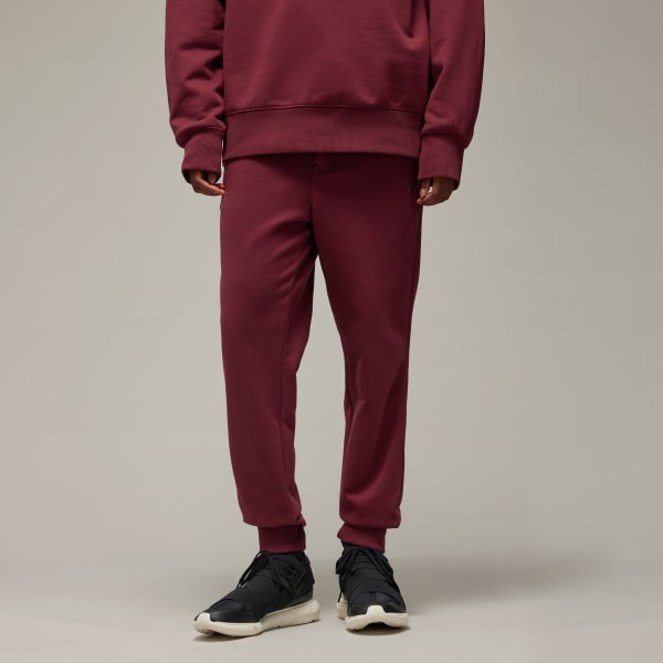 Adidas velour pants maroon online