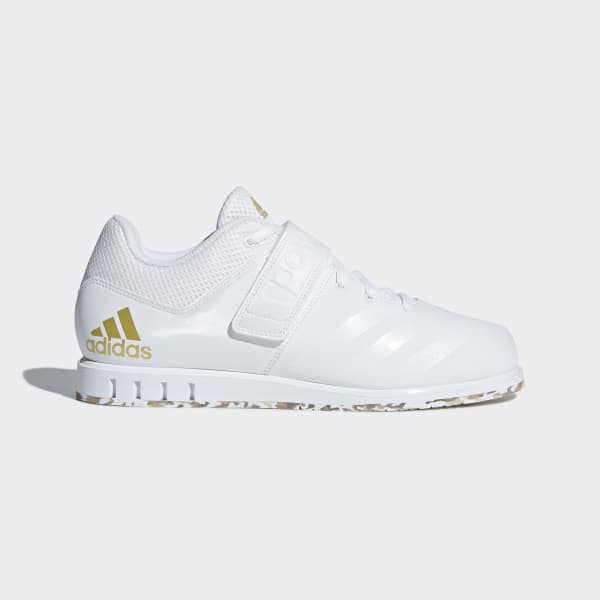 adidas white and gold