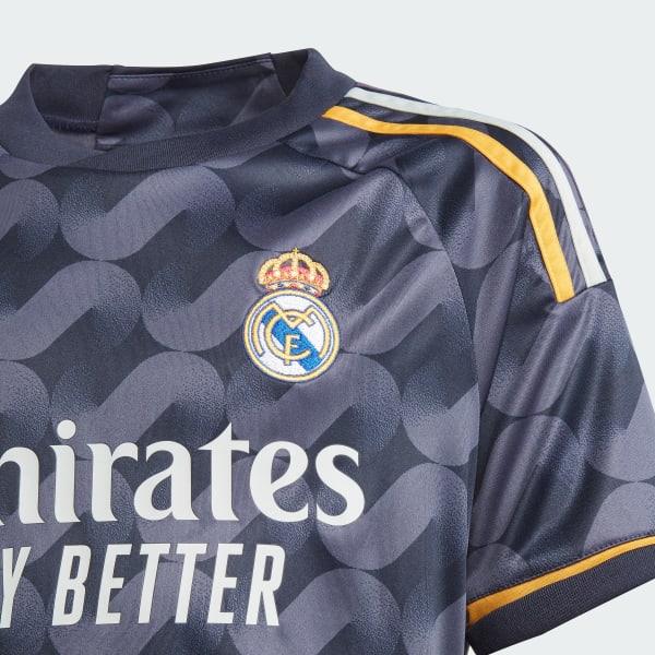 Blauw Real Madrid 23/24 Uitshirt Kids