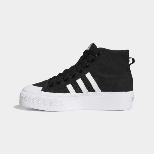 adidas Nizza Platform Mid Shoes - Black | adidas US