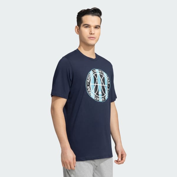 Blue TIRO EMBLEM TEE