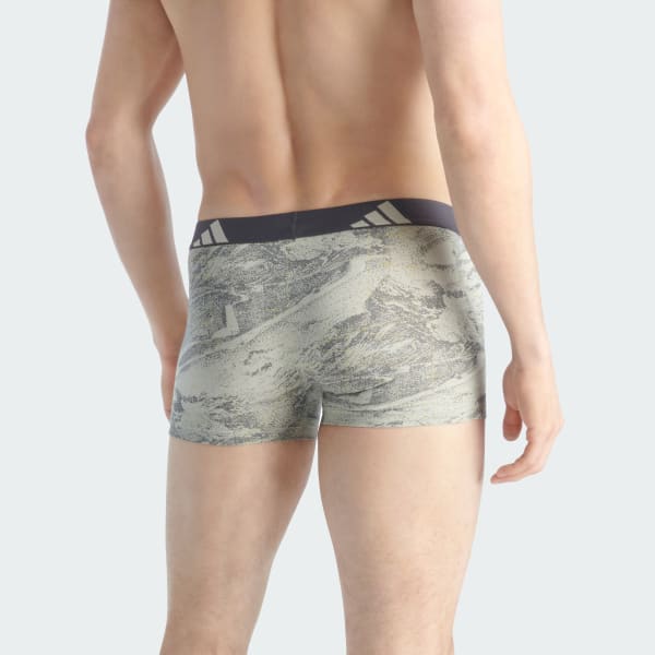 Beige Active Flex Cotton Trunks Kalsonger 3-pack