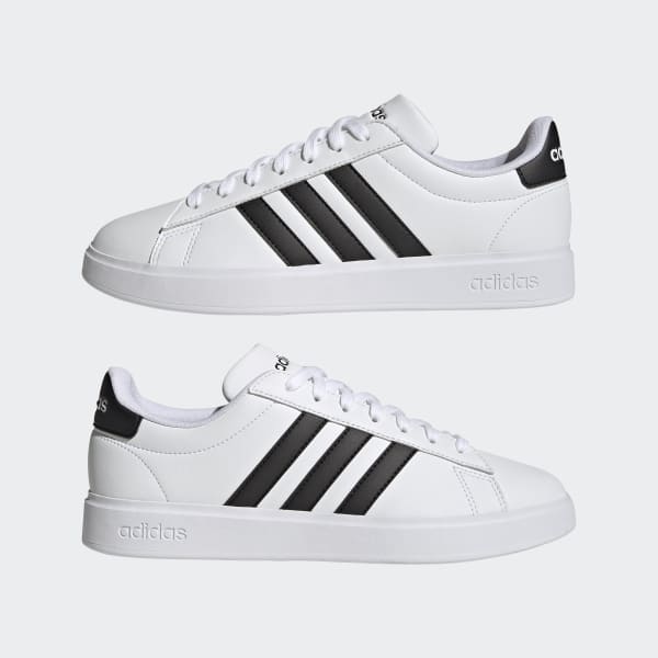 Men's White Grand Court 2.0 Sneakers | adidas US