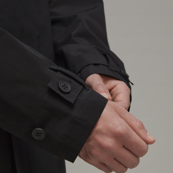 Czerń Y-3 Classic Dorico Nylon Car Coat ZF231