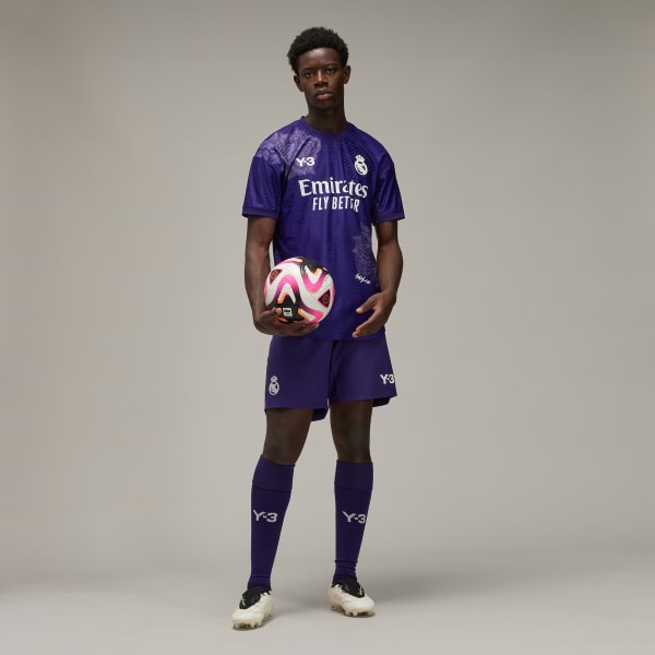 สีม่วง กางเกงแข่งขาสั้นชุดที่สี่ Real Madrid 23/24