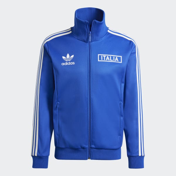 adidas Italy Beckenbauer Track Top Blue adidas Thailand