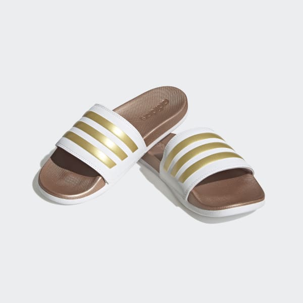 Bialy adilette Comfort Slides