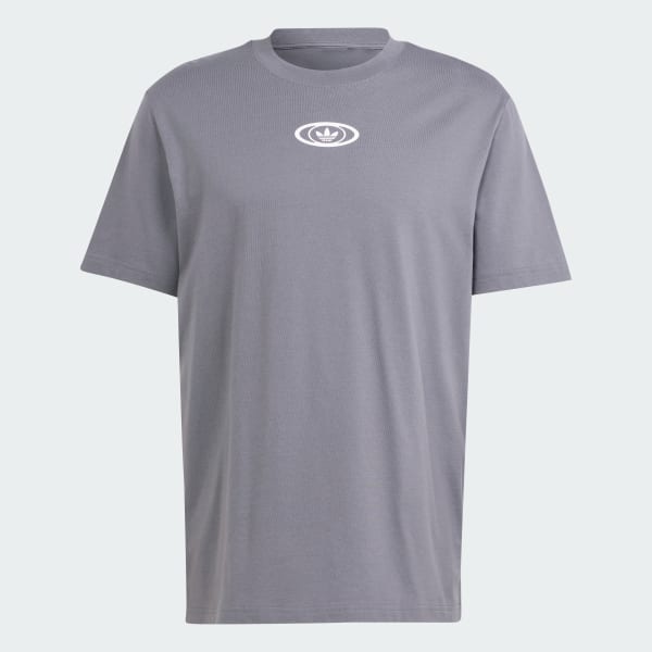 Grey adidas Rekive Graphic Tee
