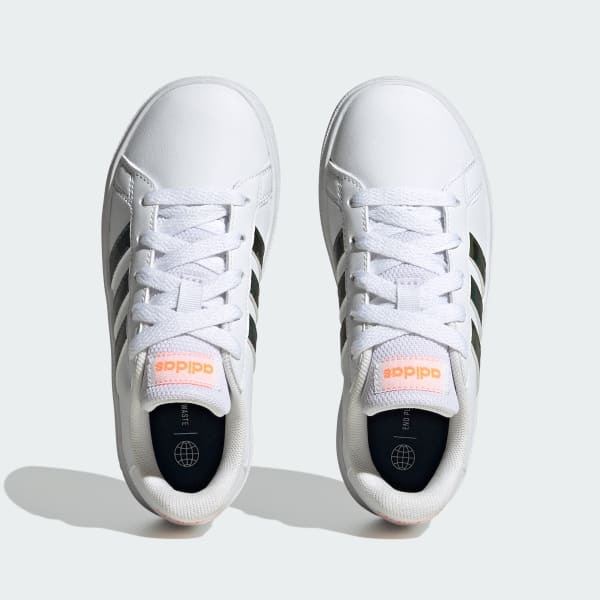 adidas Grand Court Lifestyle Lace Tennis Shoes - White | adidas UK