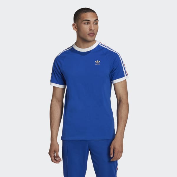 Niebieski 3-Stripes Tee DC815