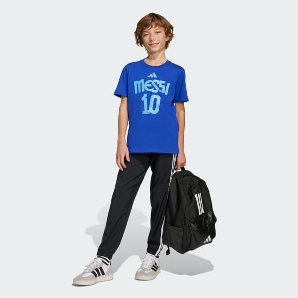 Blue Messi Name and Number Graphic Tee Kids