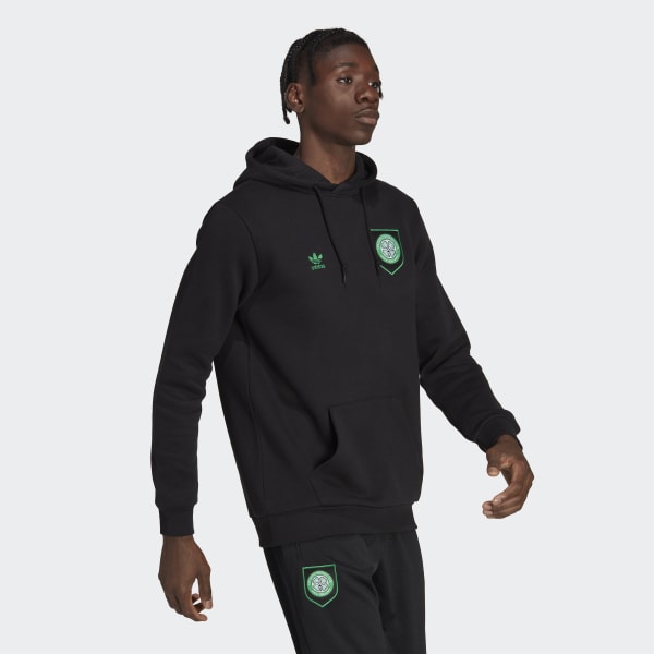 Zwart Celtic FC Essentials Trefoil Hoodie BUT01
