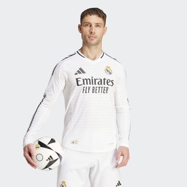 アディダス レアル・マドリード 24/25 長袖ホーム オーセンティック