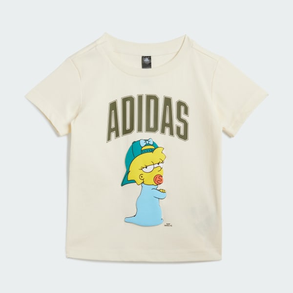 Weiss Die Simpsons T-Shirt-Set Kids