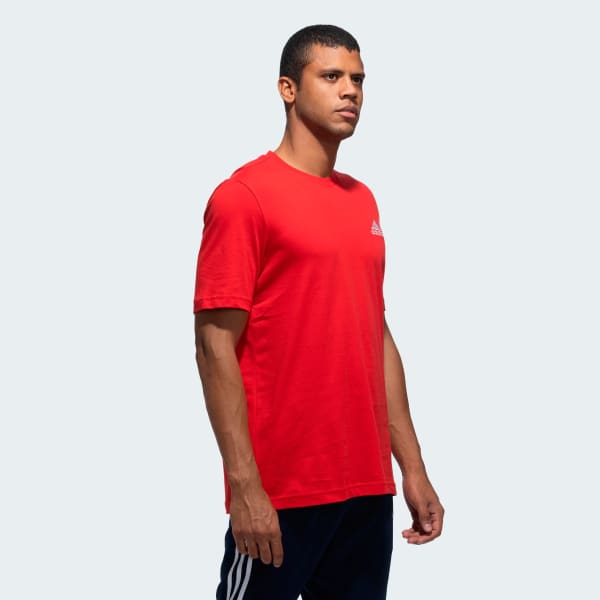 Red INSPIRED SHORT SLEEVE TEE